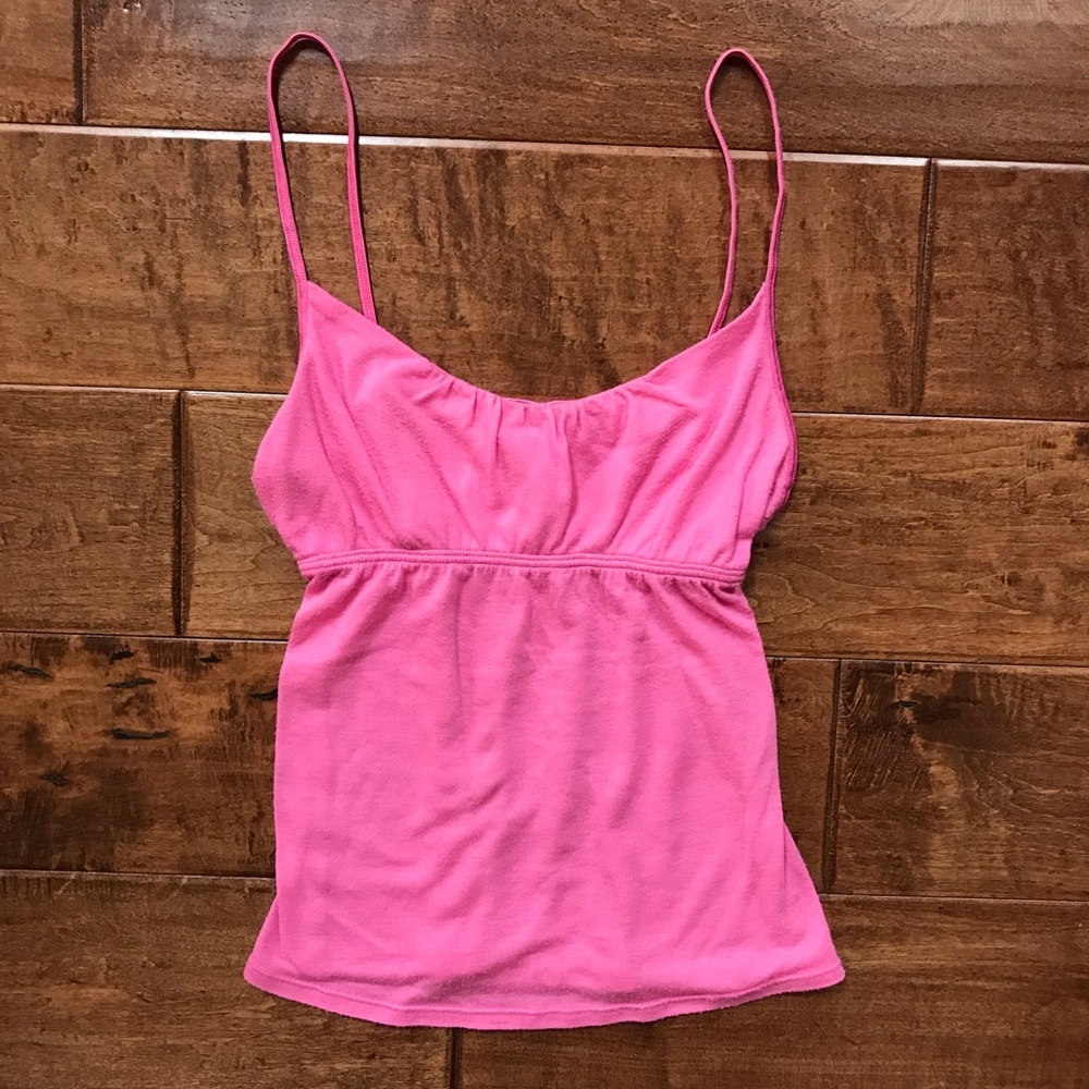 Anthropologie Bright Pink Camisole Tank Size Small